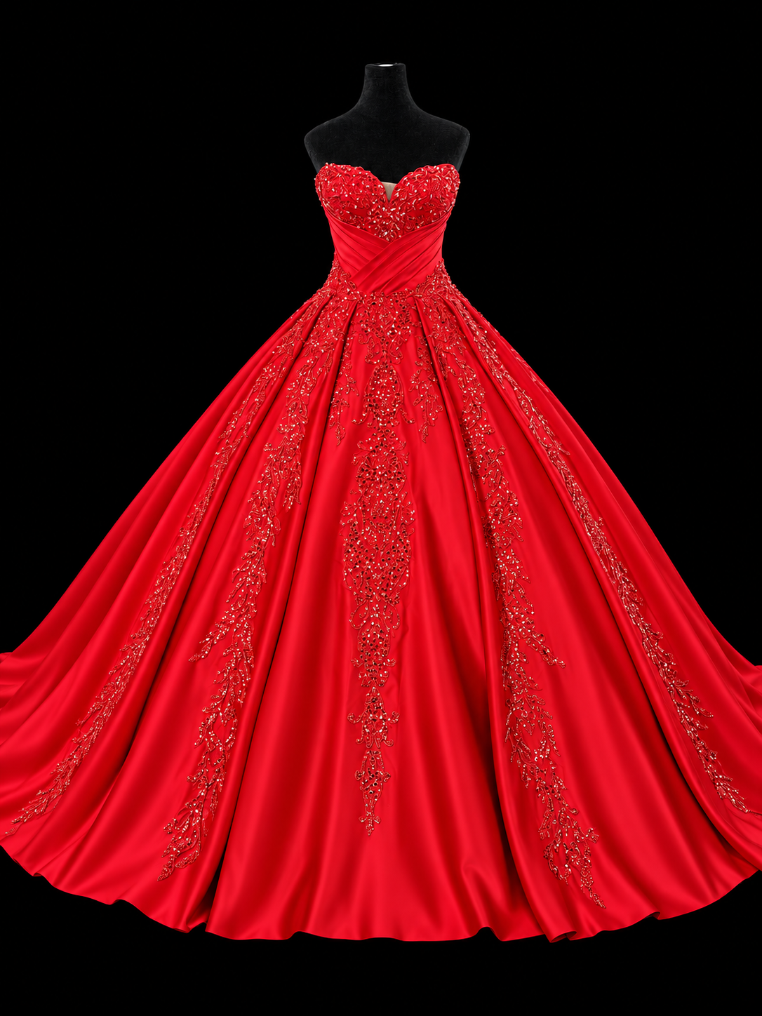 Ruby Royalty Ball Gown — photograph 1 of 4