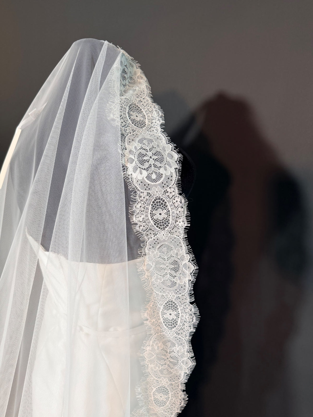 Lace Cathedral Veil — photograph 4 of 4