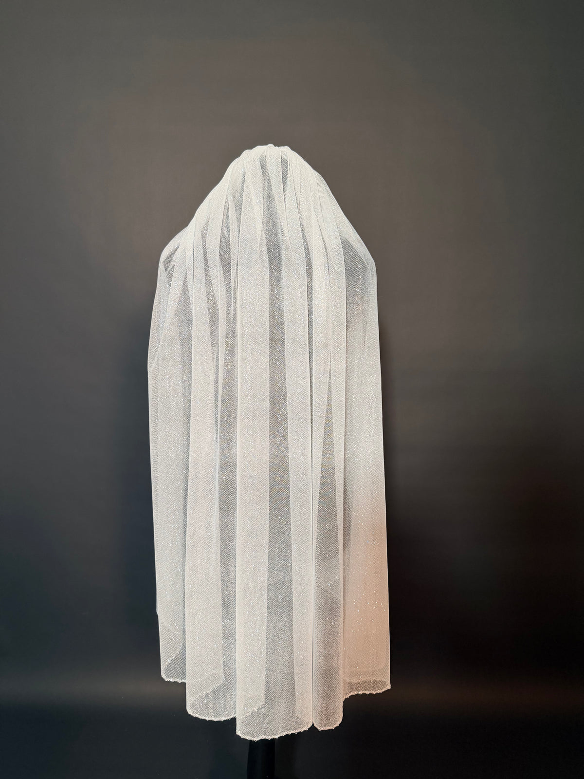 Crystal Edge Fingertip Veil — photograph 1 of 5