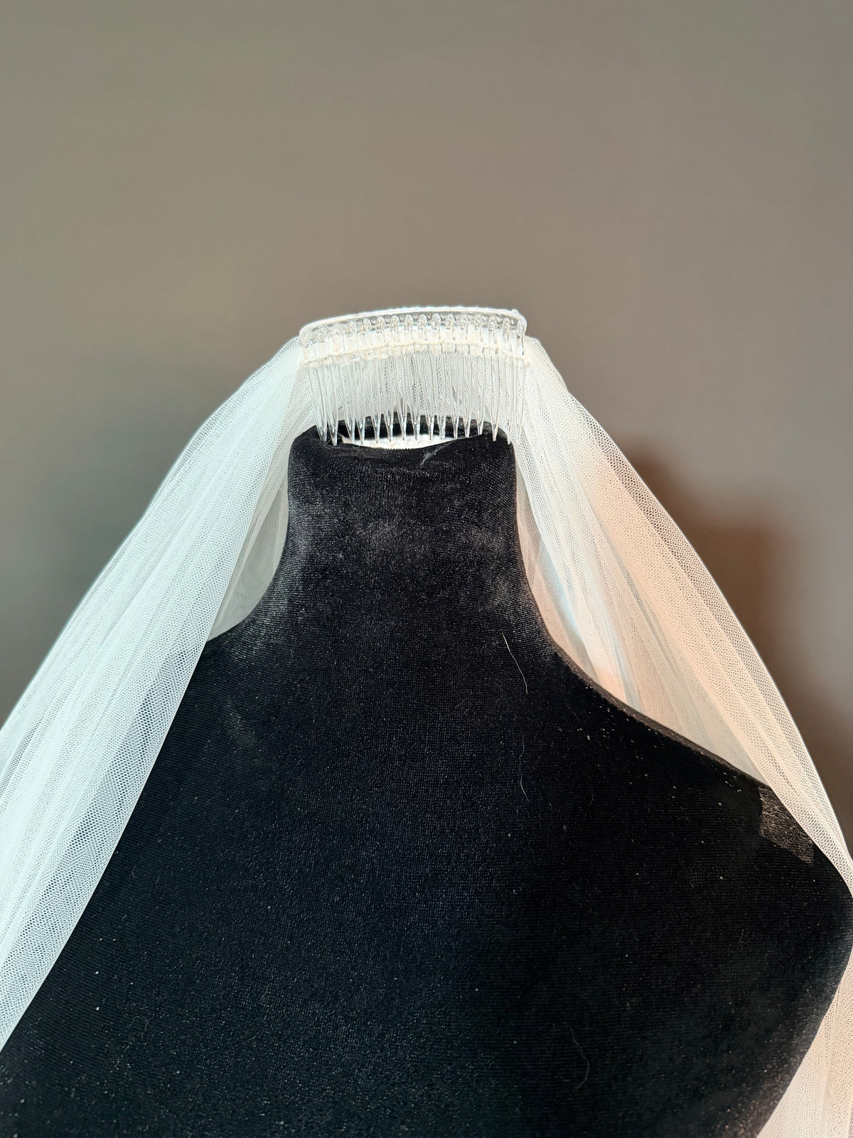 Floral Chantalle Lace, Cathedral Veil — photograph 3 of 4