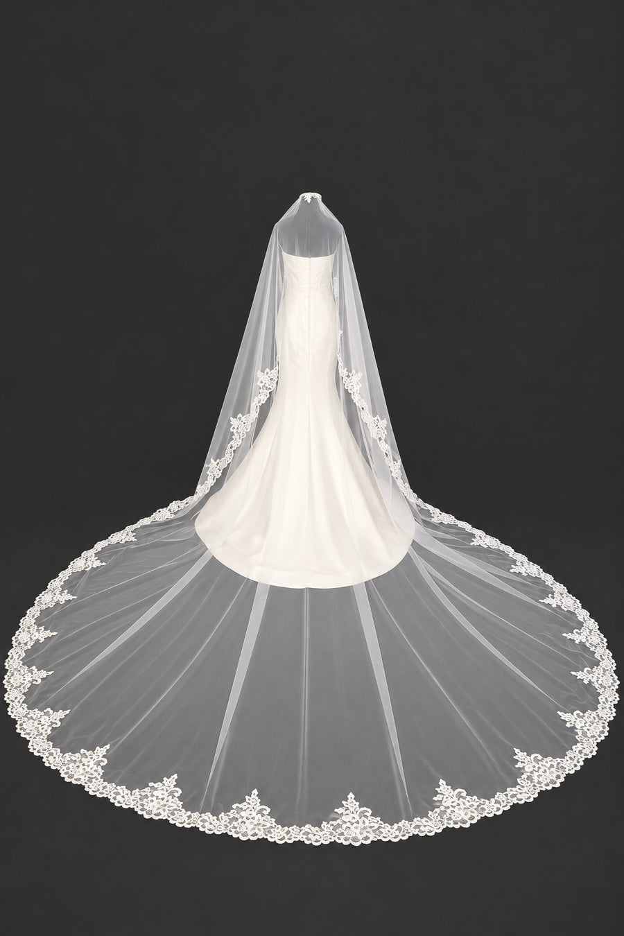 Cathedral Lace Mantilla Veil