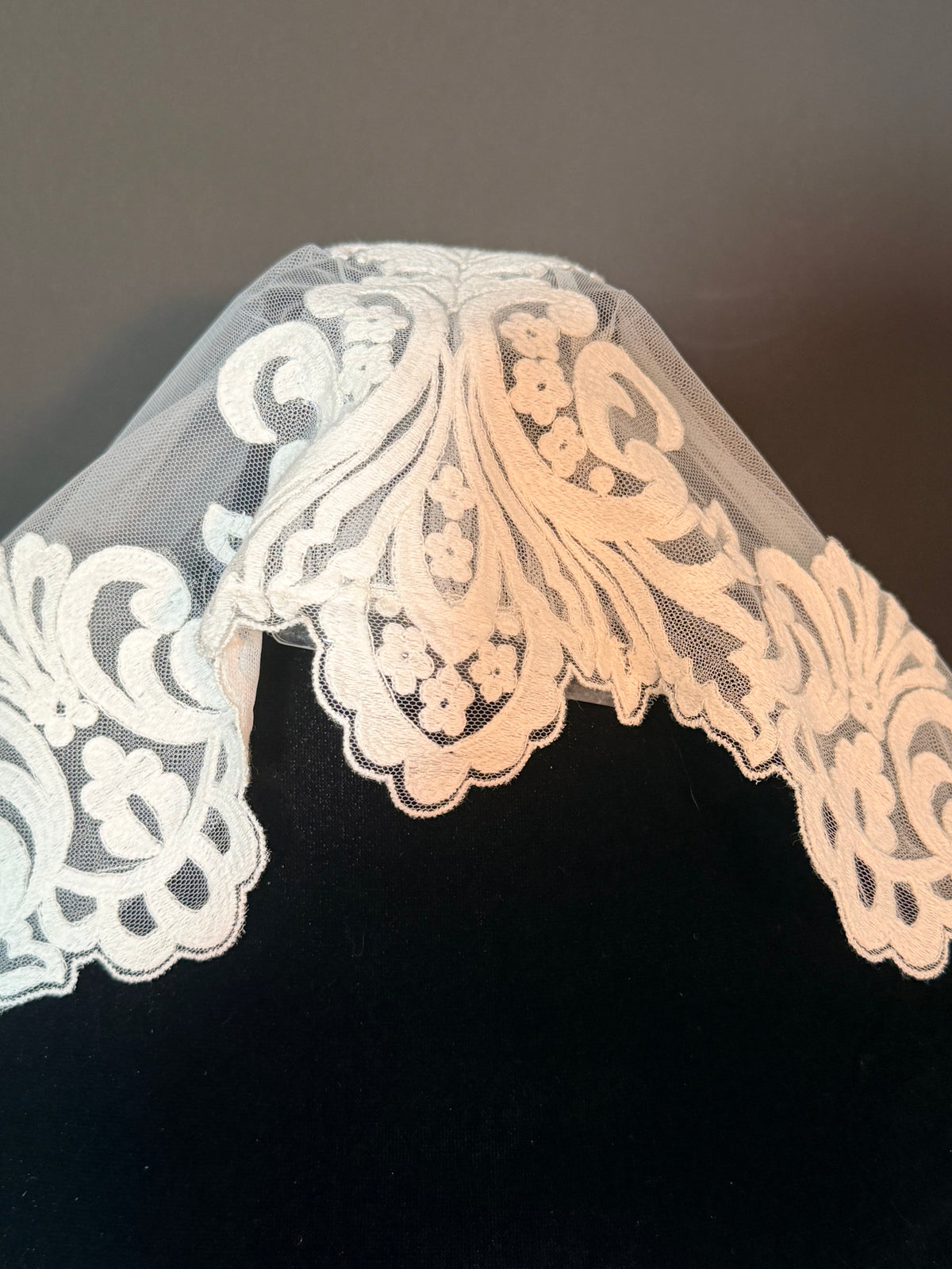 Cathedral Mantilla Veil — photograph 5 of 7