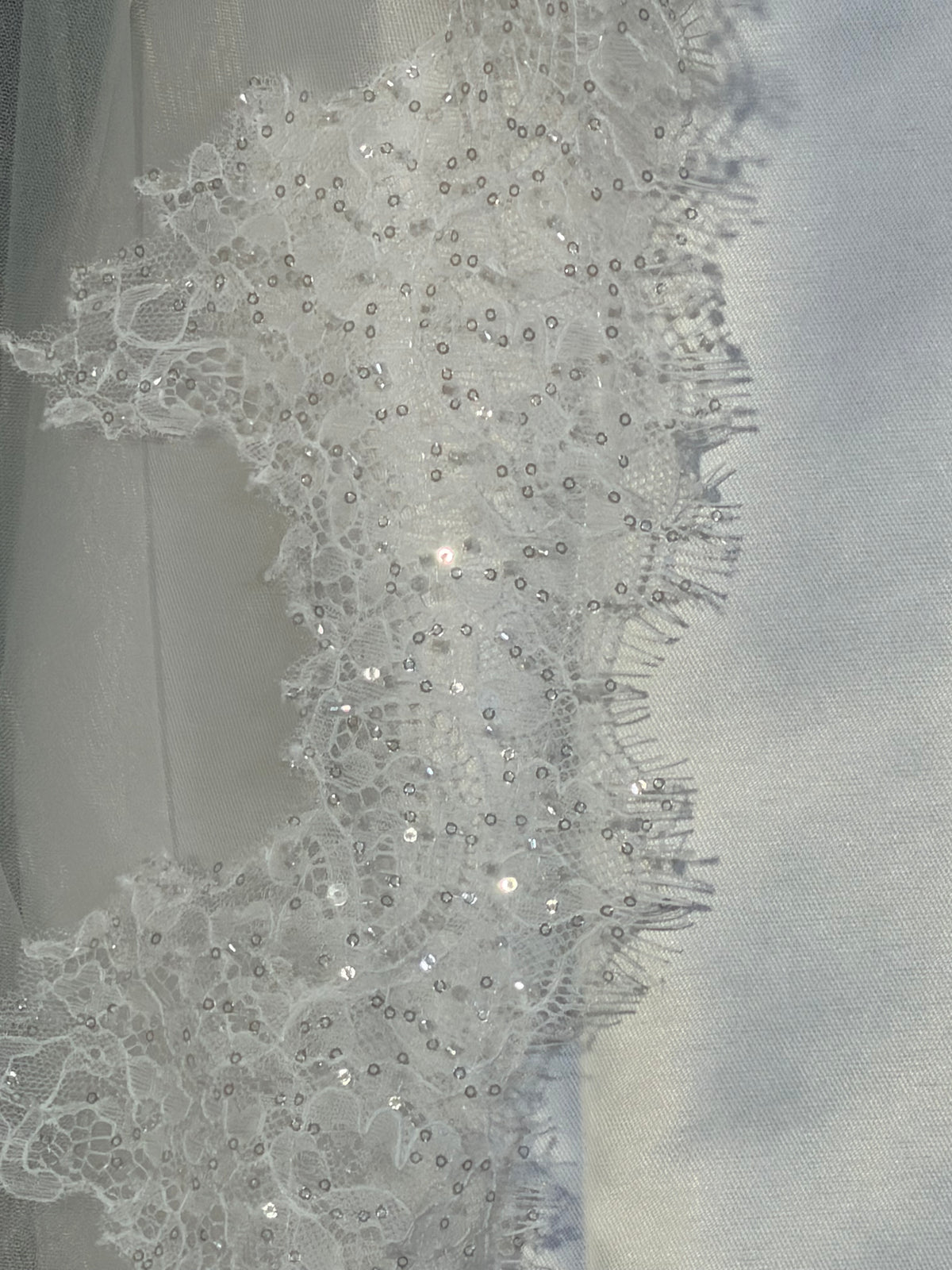 Sparkle Cathedral Mantilla Veil — photograph 7 of 7