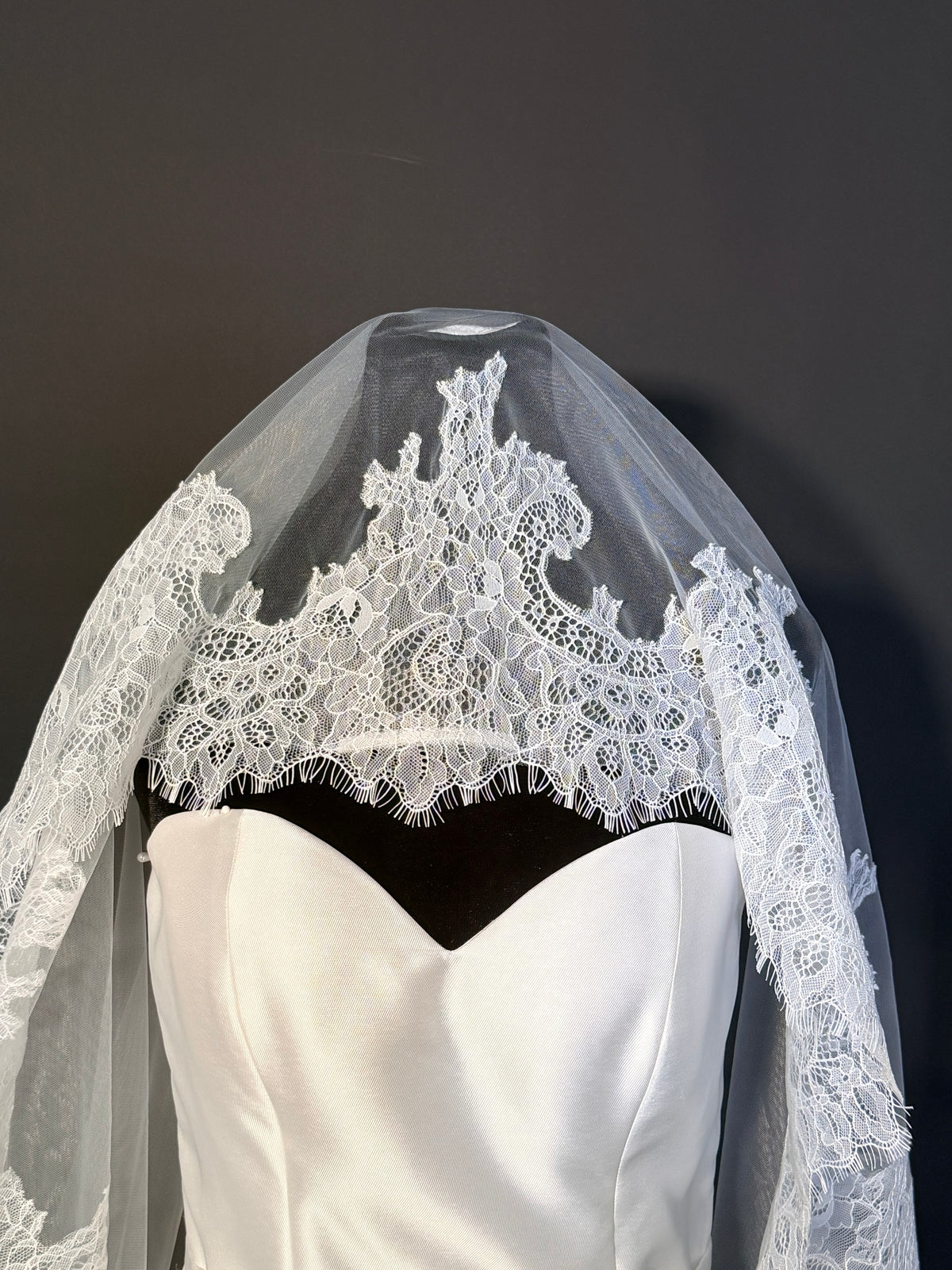 Cathedral Mantilla Veil — photograph 5 of 5