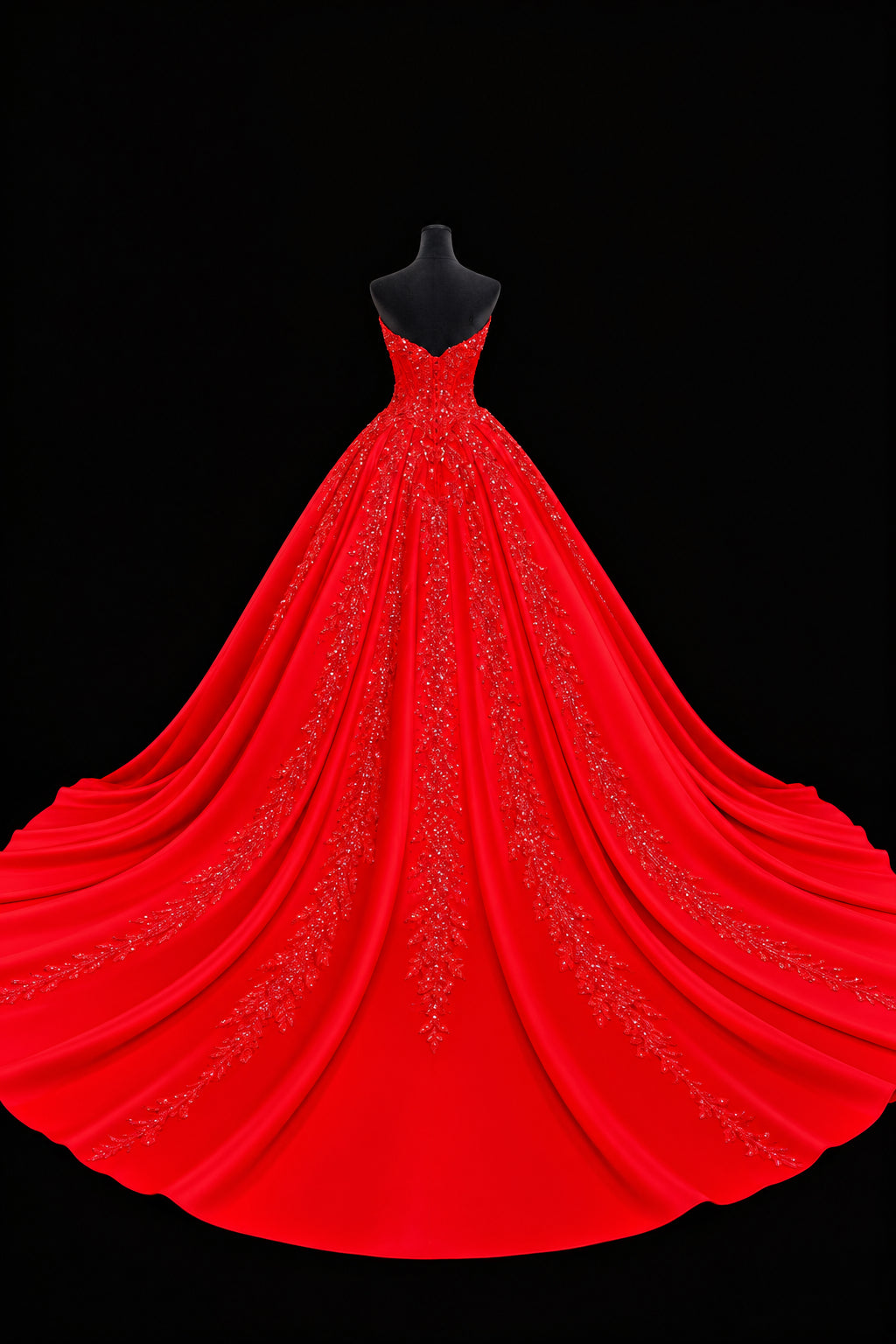 Ruby Royalty Ball Gown — photograph 2 of 4